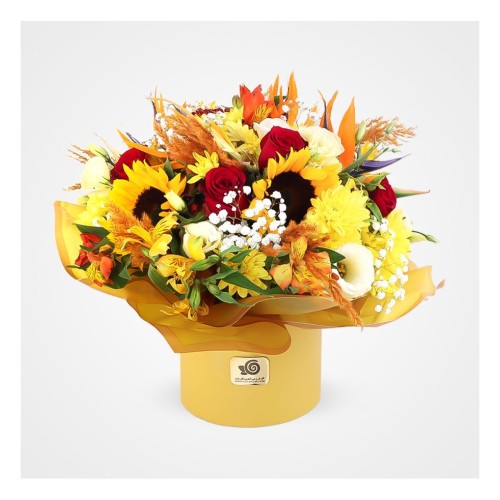 Sunny Golden Flower Box